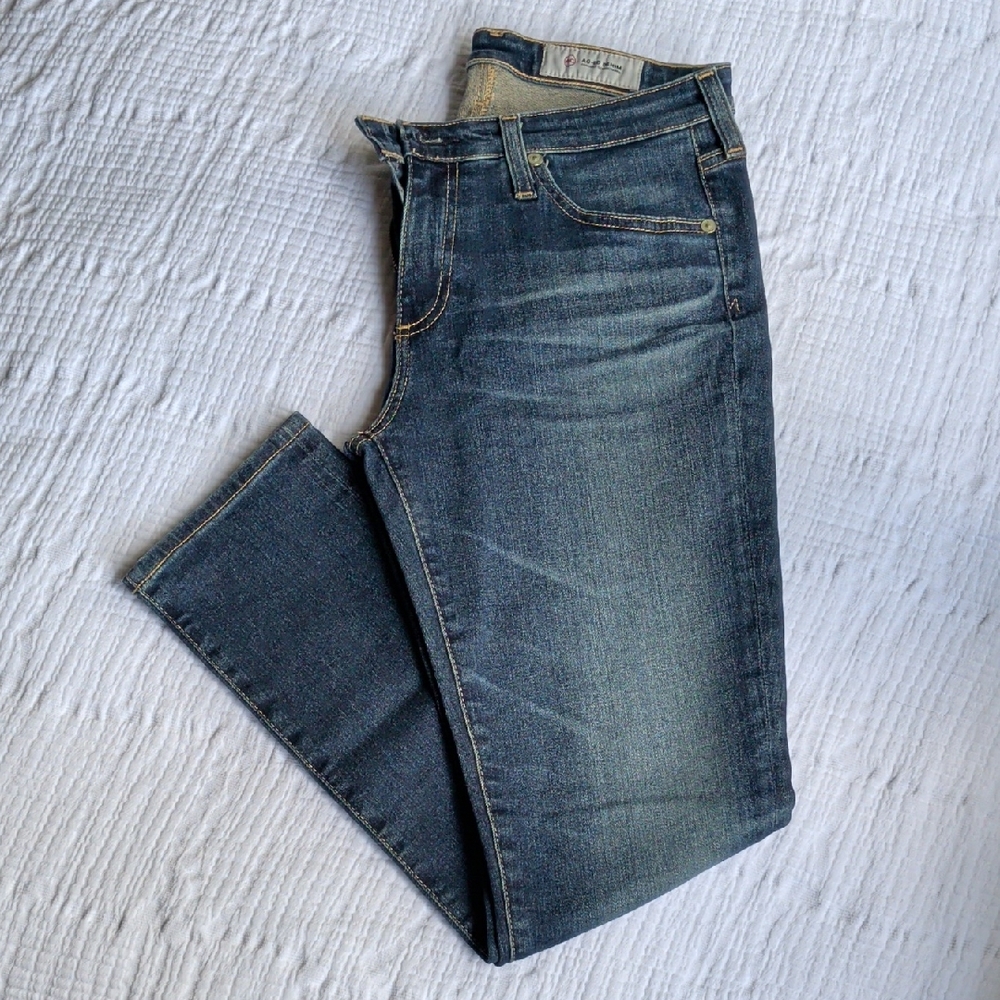 AG Adriano Goldschmied Dark Wash Slim Jeans